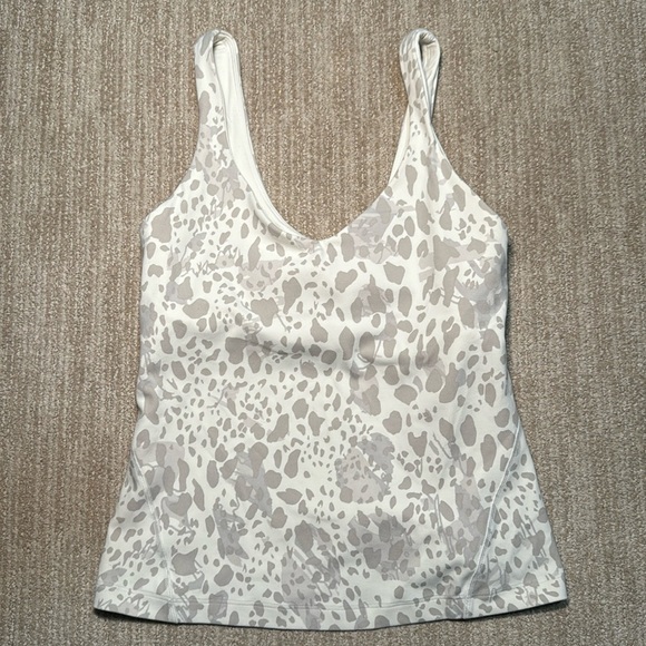 Lululemon Align Tank Top Woman's Size 4 Cheetah Camo Lightweight Yoga Top - Picture 2 of 11